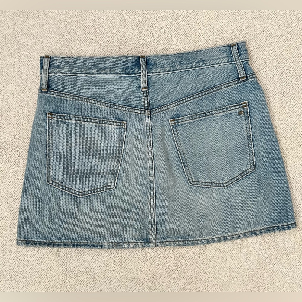 Madewell Women’s Denim Mini Skirt | Color: Blue | Size: 29 - Picture 2 of 12